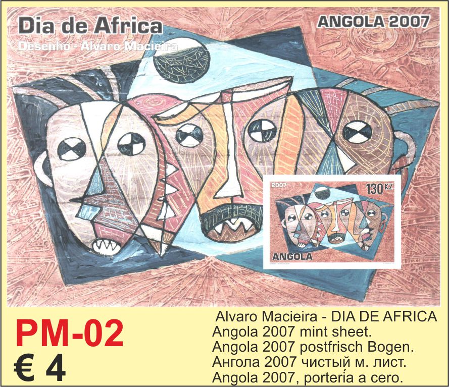 Angola sheet Alvaro Macieira